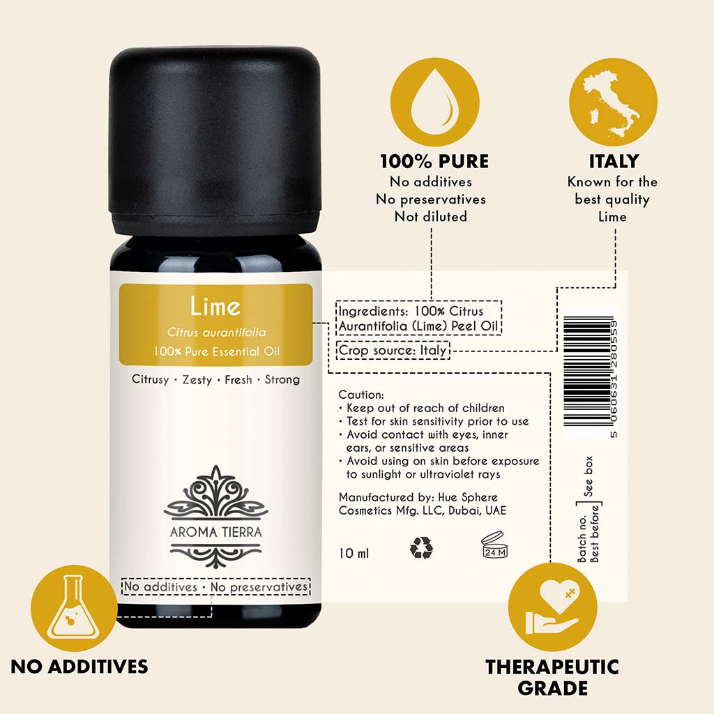 Lime Essential Oil - 100% Pure Natural