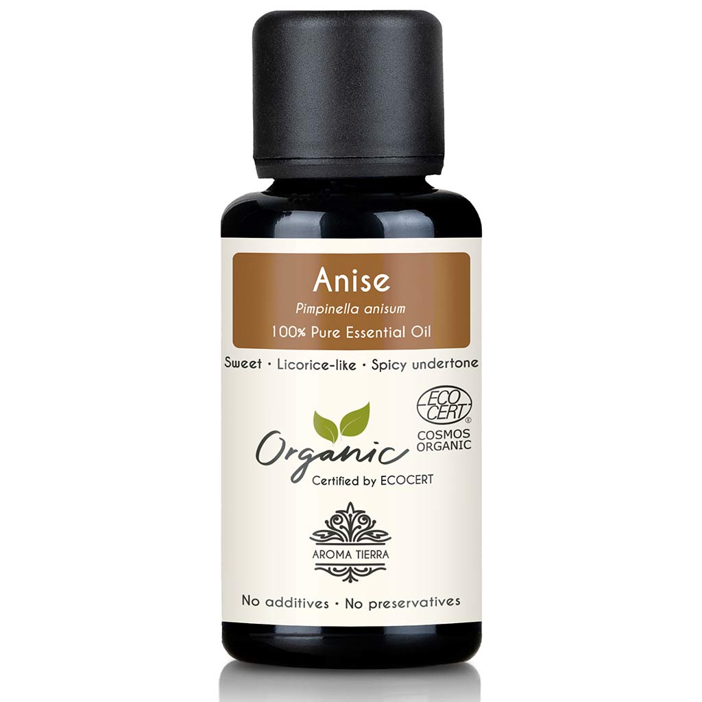 Organic Anise Essential Oil (Aniseed, Anis) - 100% Pure Natural