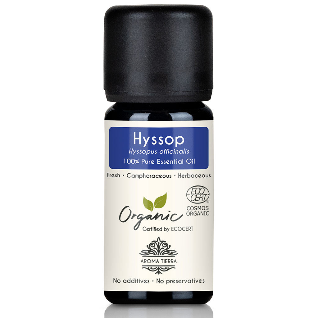 Organic Hyssop Essential Oil - 100% Pure Natural