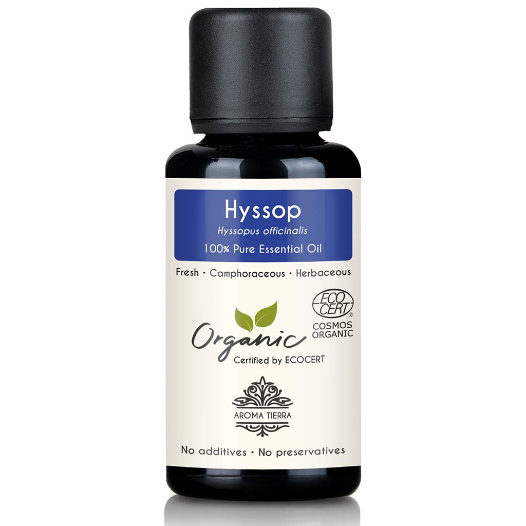 Organic Hyssop Essential Oil - 100% Pure Natural