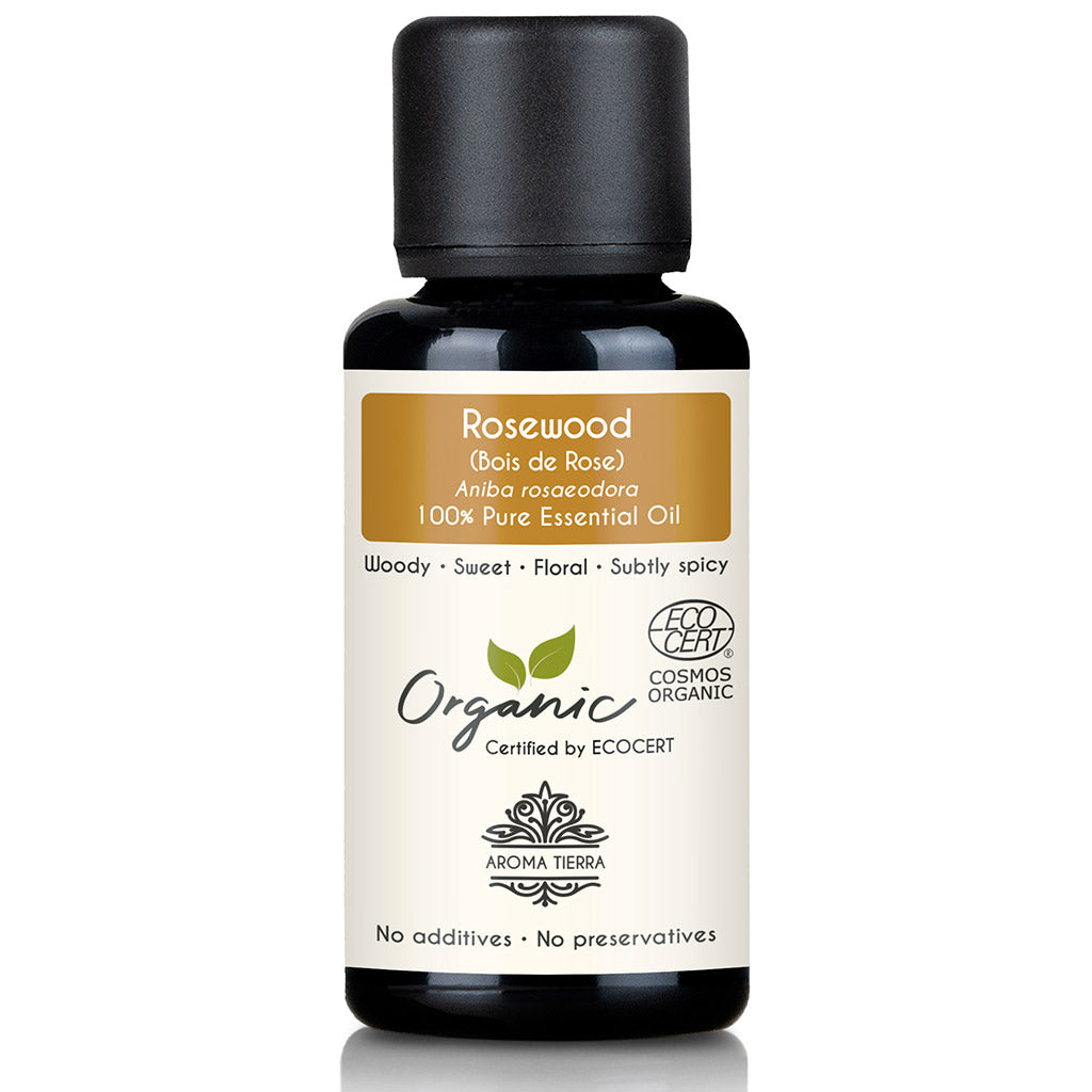 Organic Rosewood Essential Oil (Bois de Rose) - 100% Pure Natural