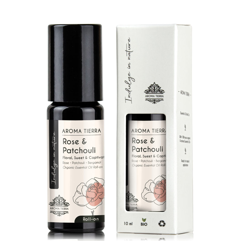 Rose & Patchouli - Essential Oil Roll-on Organic