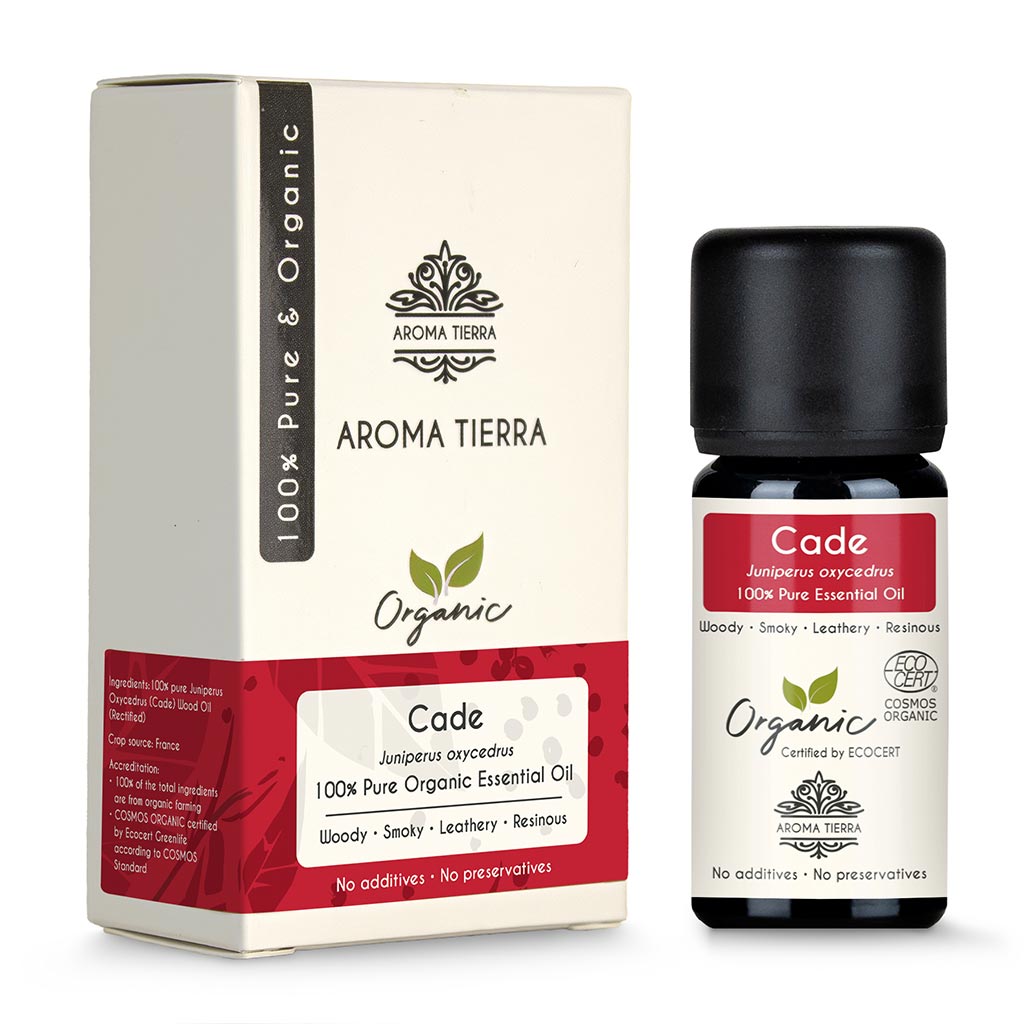 Organic Cade Essential Oil (Rectified) - 100% Pure Natural