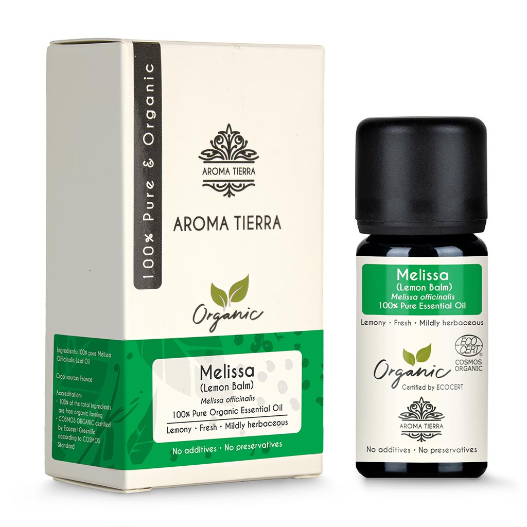 Organic Melissa Essential Oil (Lemon Balm) – 100% Pure & Natural