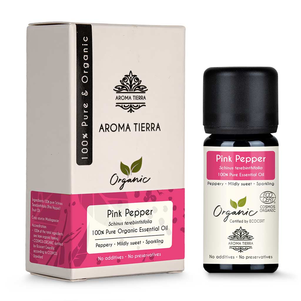 Organic Pink Pepper Essential Oil - 100% Pure Natural