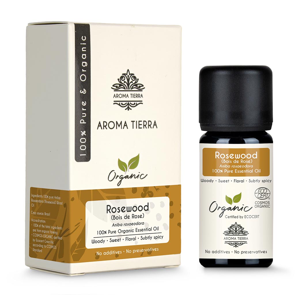 Organic Rosewood Essential Oil (Bois de Rose) - 100% Pure Natural