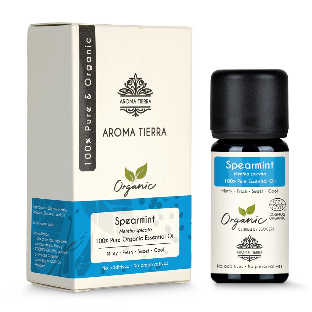 Organic Spearmint Essential Oil - 100% Pure Natural