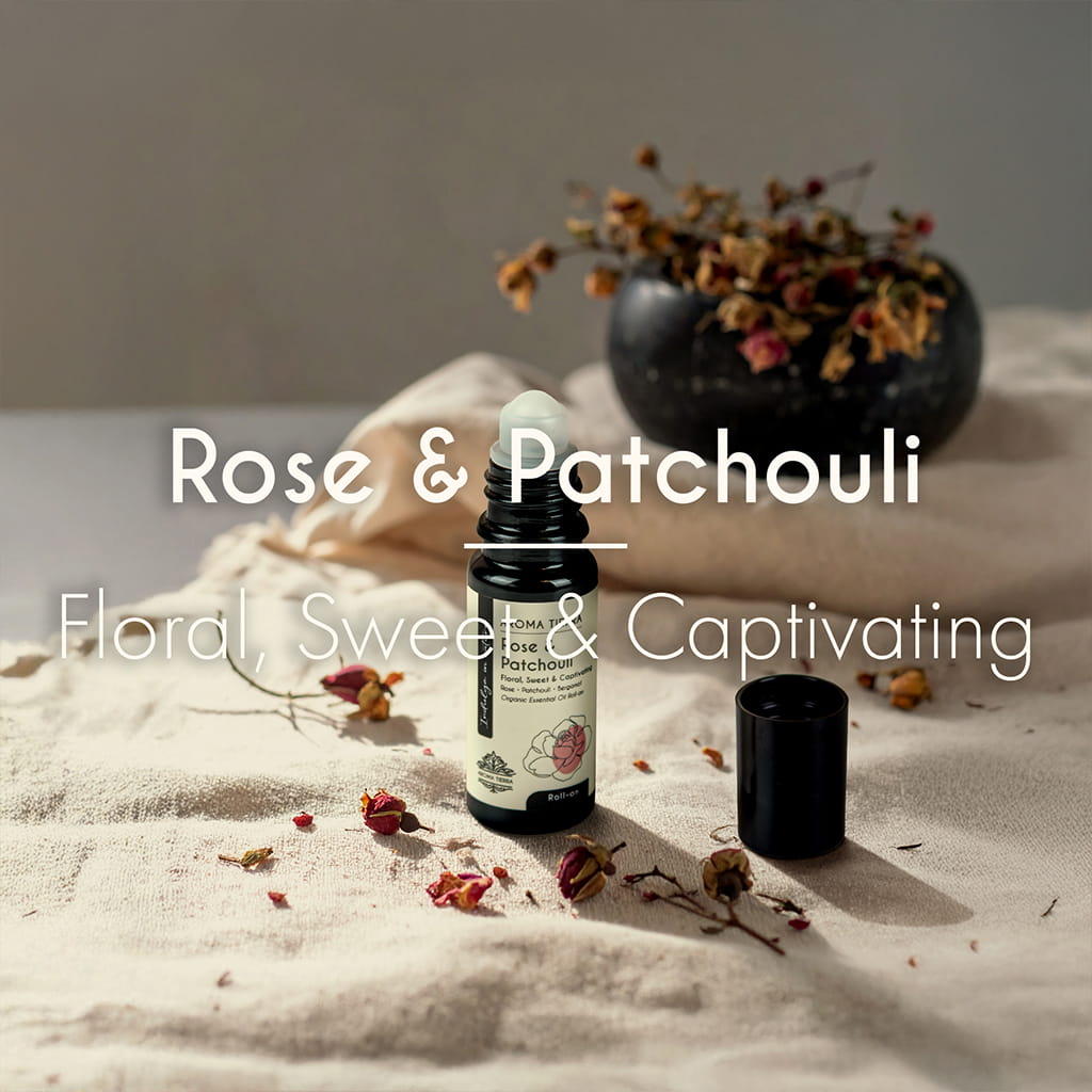 Rose & Patchouli - Essential Oil Roll-on Organic