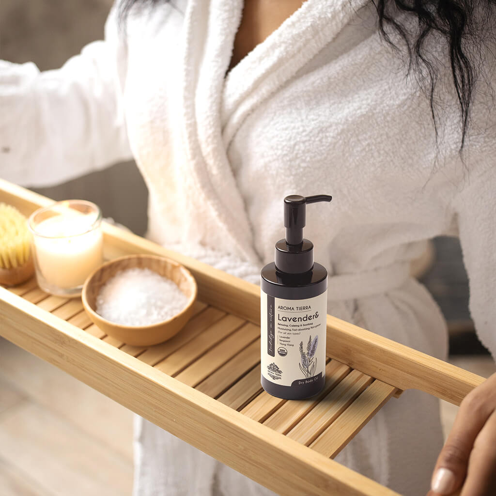 Aroma Tierra Lavender& dry body oil no additives, no solvent, for all skin types