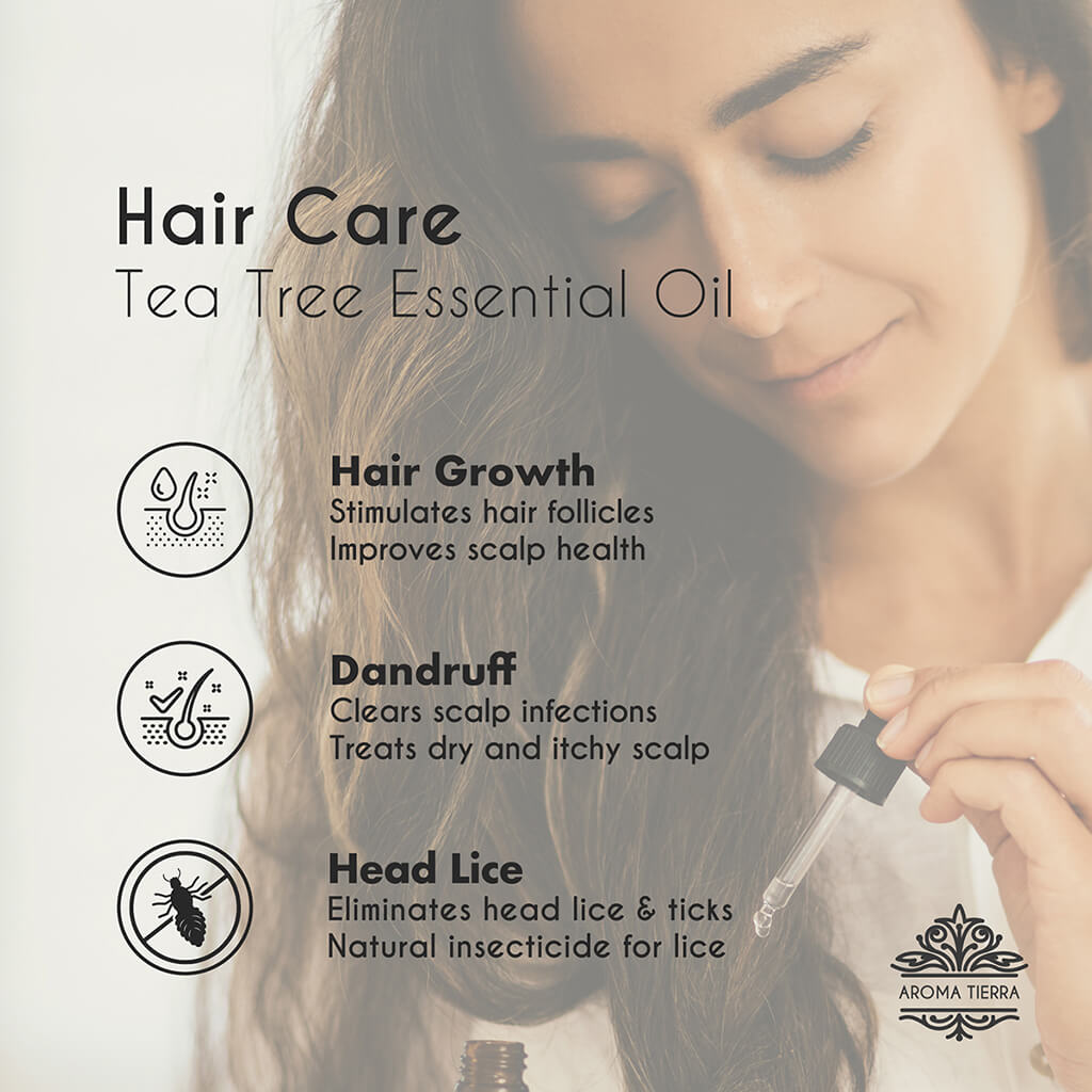 100% Pure and Natural Tea Tree essential oil, no preservatives, no additives, undiluted