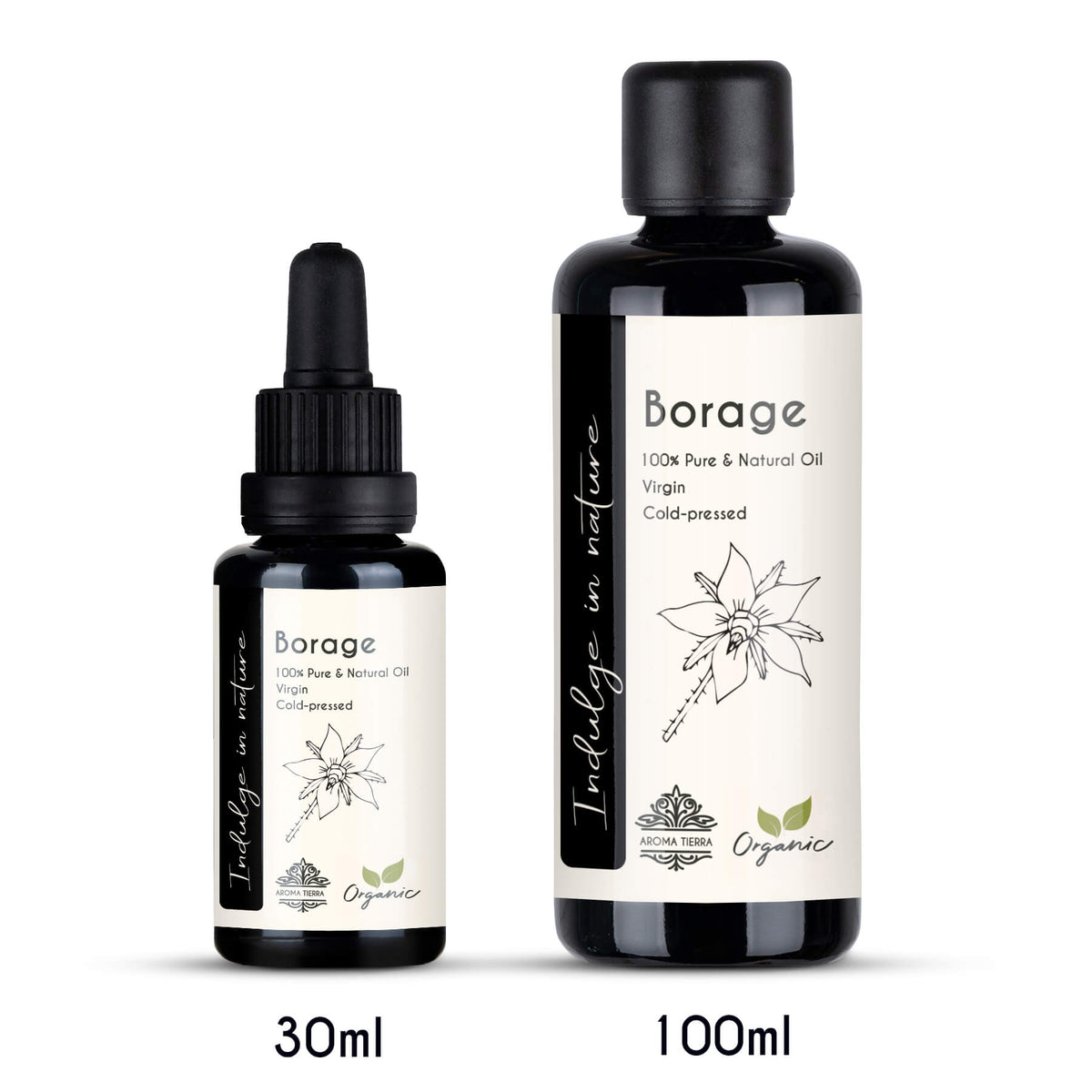 Organic Borage Oil — 100% Pure, Cold-Pressed, Unrefined