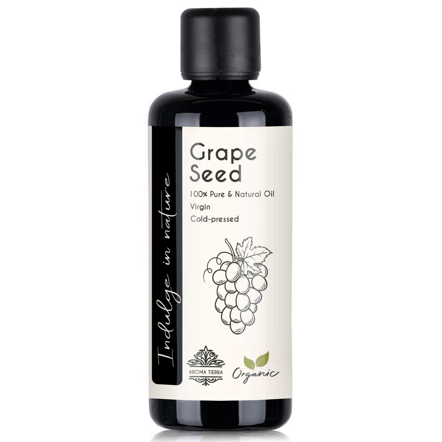 Organic Grape Seed Oil (Grapeseed) - 100% Pure Cold Pressed Natural