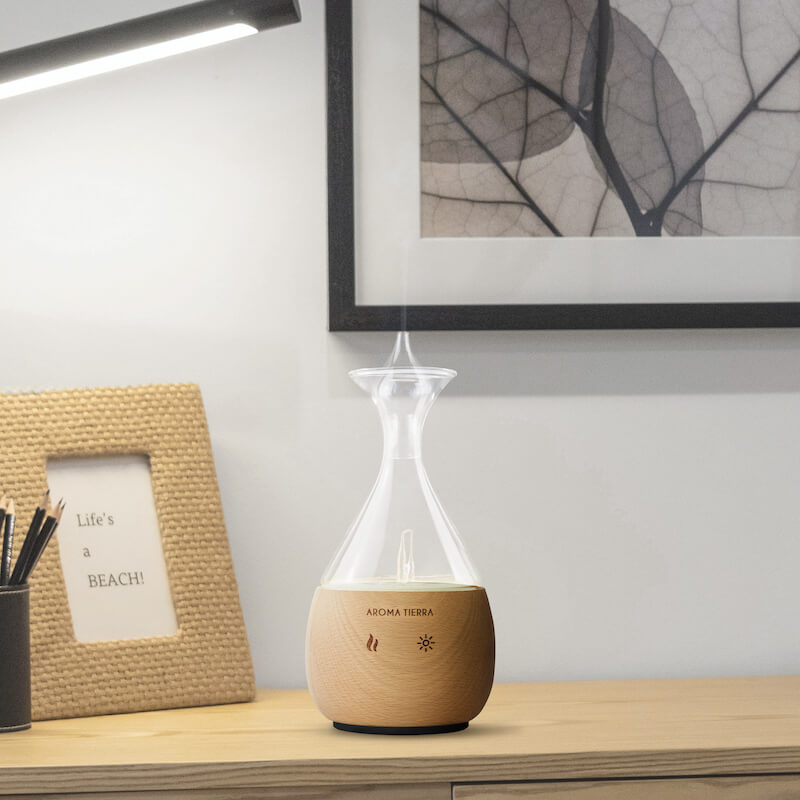 Aroma Tierra Eternal essential oil nebulizer, best preserve the therapeutic essence and rich aroma of essential oils.