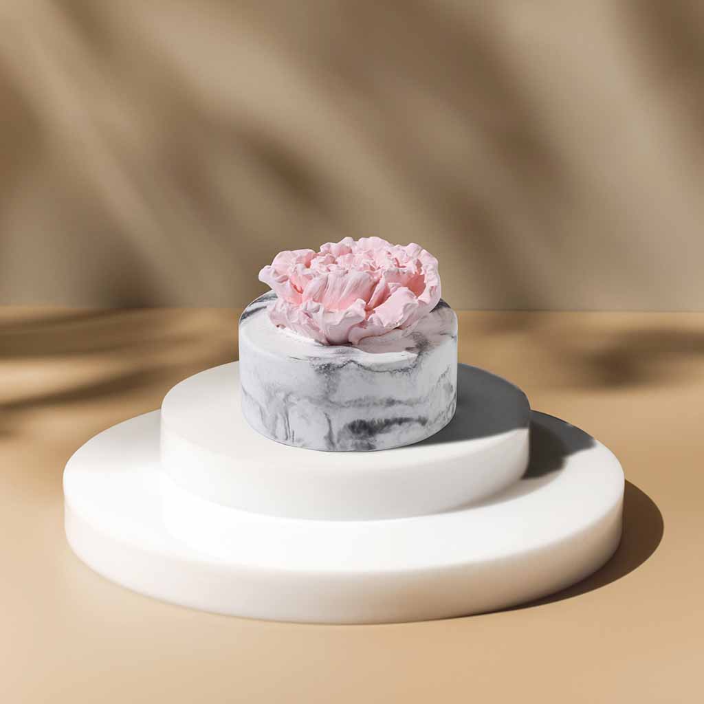 cera flora pink flower ceramic aroma diffuser for essential oil