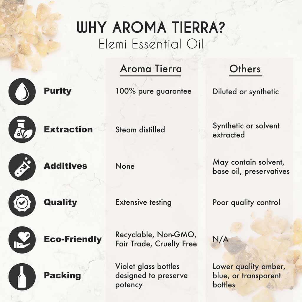 elemi essential oil pure aroma tierra