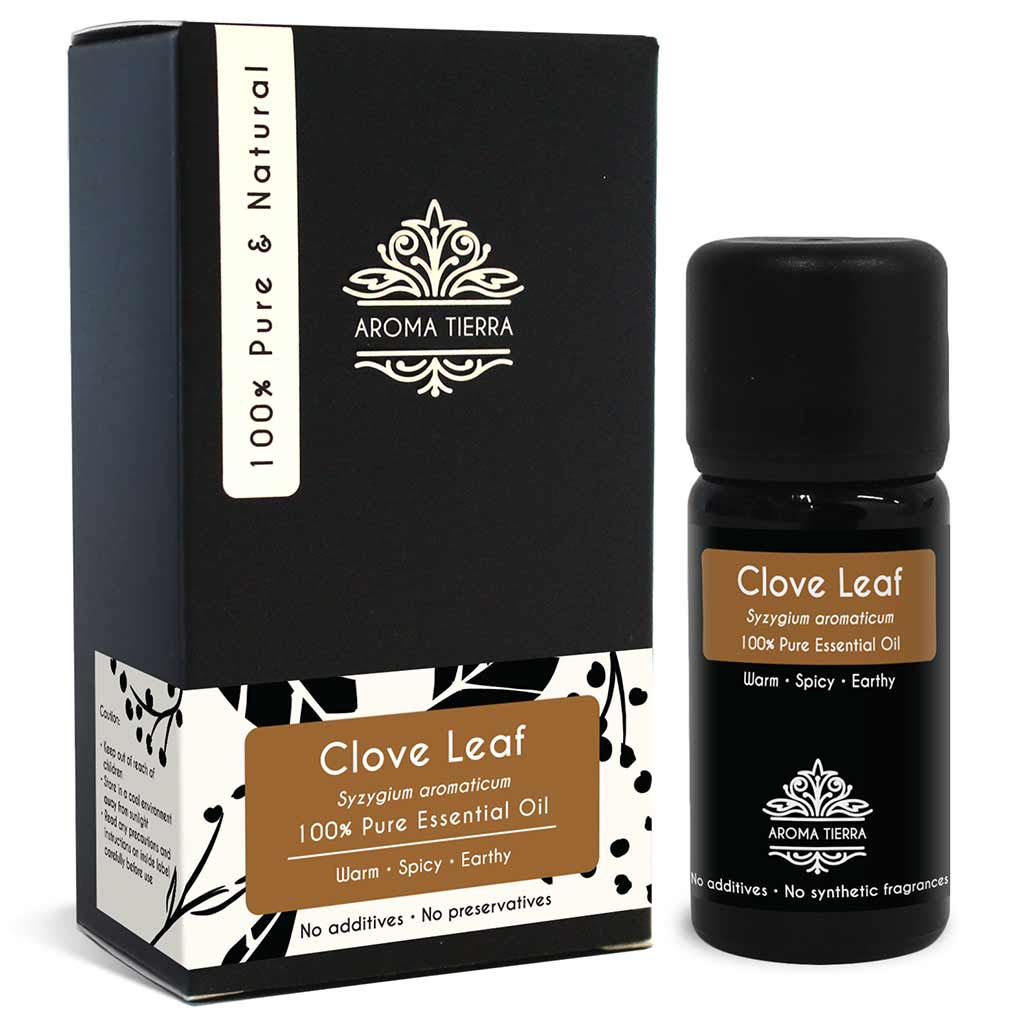 Best Pure Clove leaf essential oil treats muscle aches, arthritis, and joint pain.