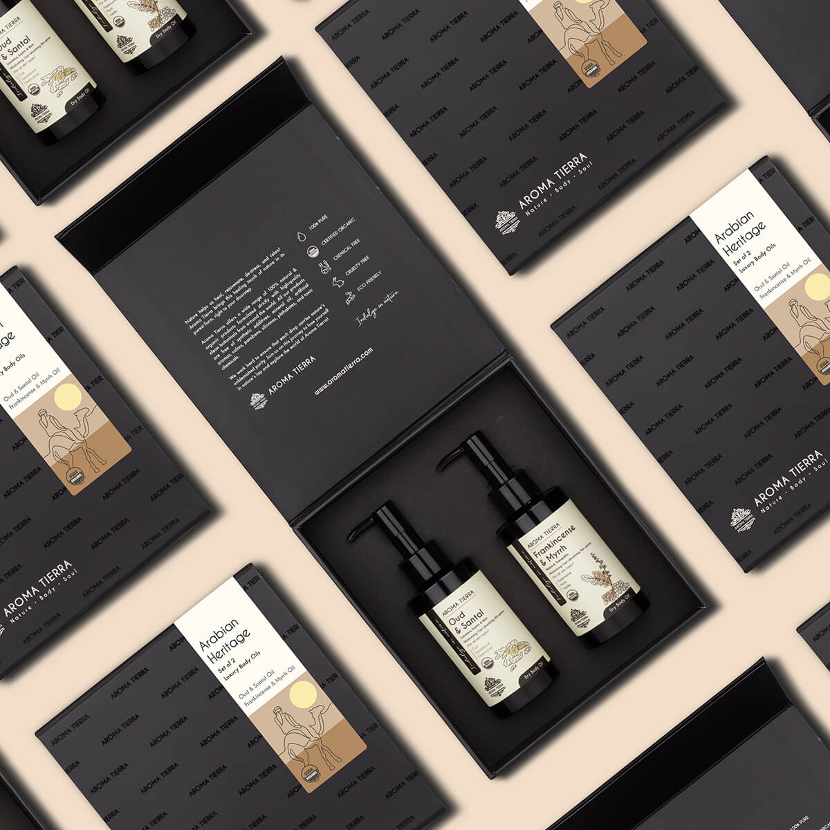 100% Natural and organic blended body oils, luxury body oil.