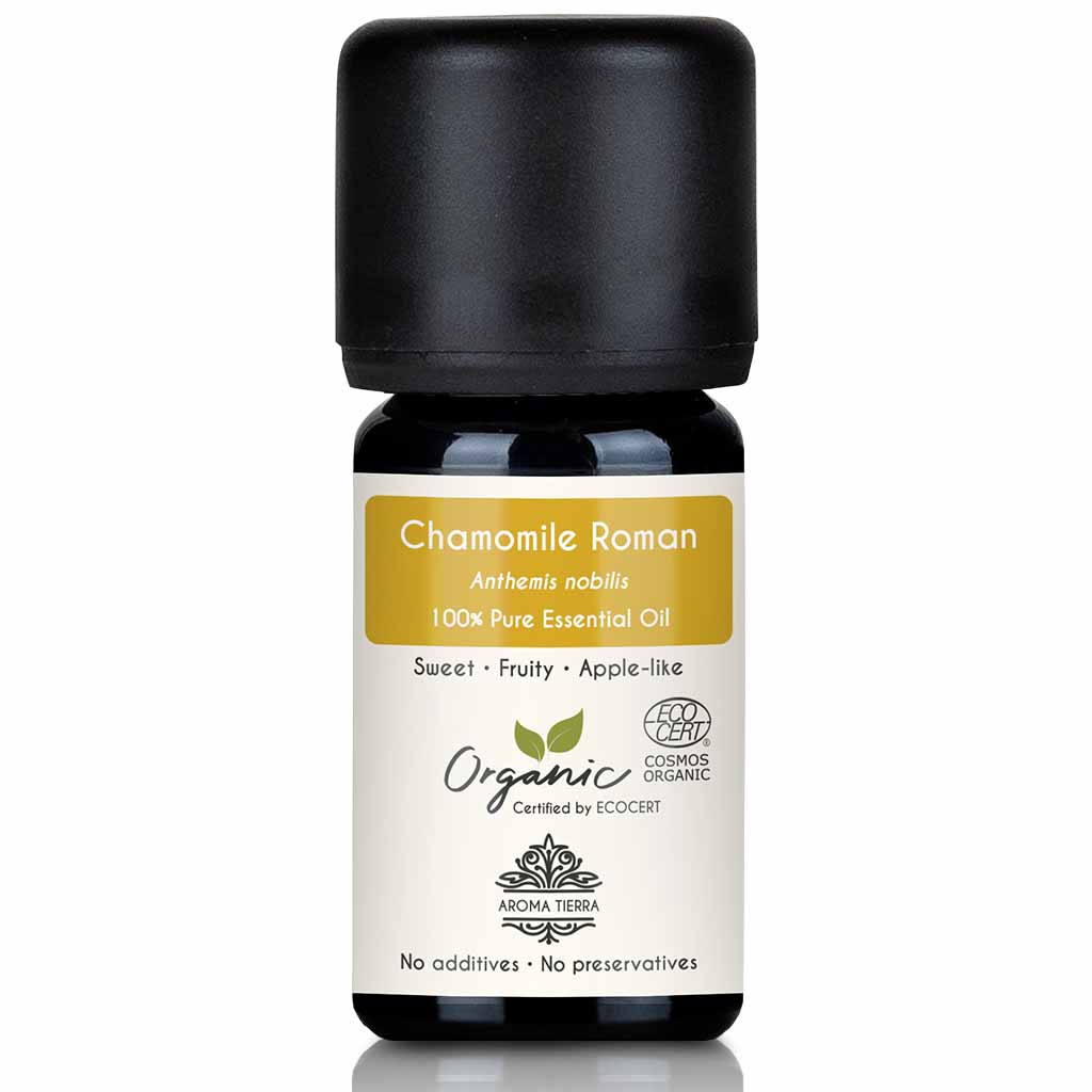 Organic chamomile oil for stress and mental exhaustion, 5 ml.