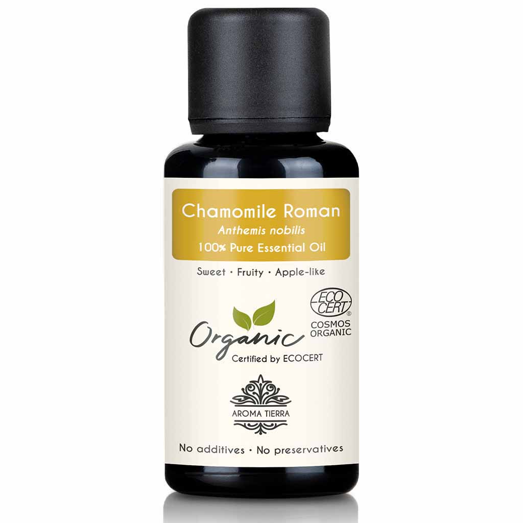 Organic chamomile oil pure therapeutic grade, 30 ml.