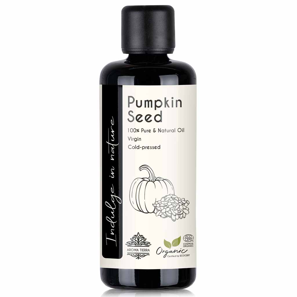 Organic pumpkin seed oil for bladder prostate health, 100 ml.