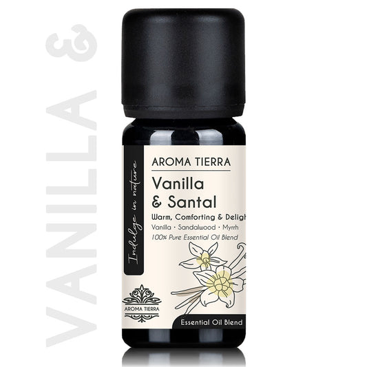 Vanilla & Santal Essential Oil Blend - Warm, Comforting & Delightful Aroma