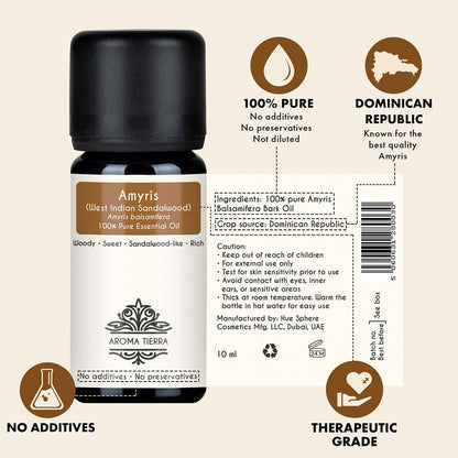 Amyris Essential Oil (West Indian Sandalwood) - 100% Pure