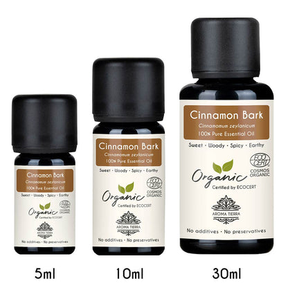 Organic Cinnamon Essential Oil (Bark) - 100% Pure Natural