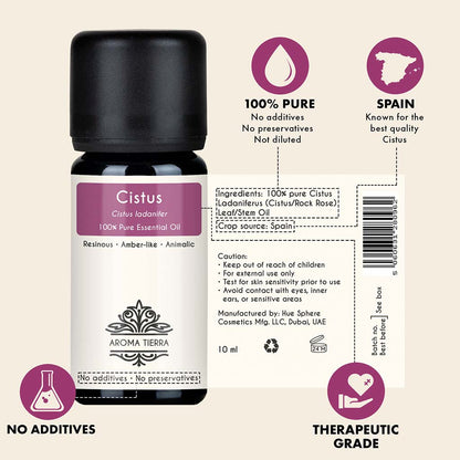 Cistus Essential Oil (Rock Rose) - 100% Pure Natural