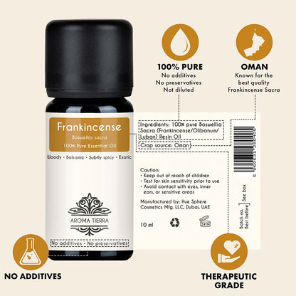 Frankincense Essential Oil Sacred (Boswellia sacra) - 100% Pure