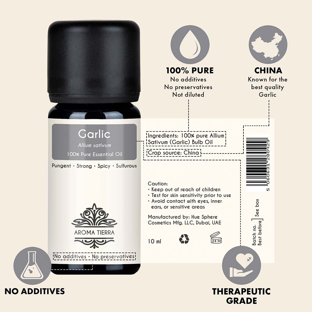 Garlic Essential Oil - 100% Pure Natural