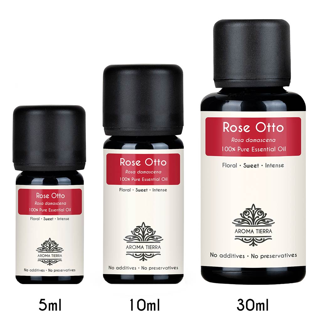 Rose Essential Oil (Rose Otto) - 100% Pure Natural