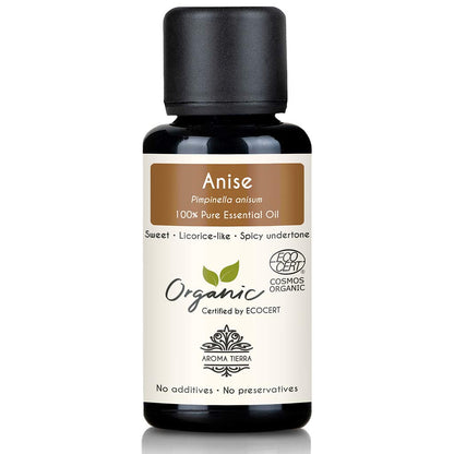 Organic Anise Essential Oil (Aniseed, Anis) - 100% Pure Natural
