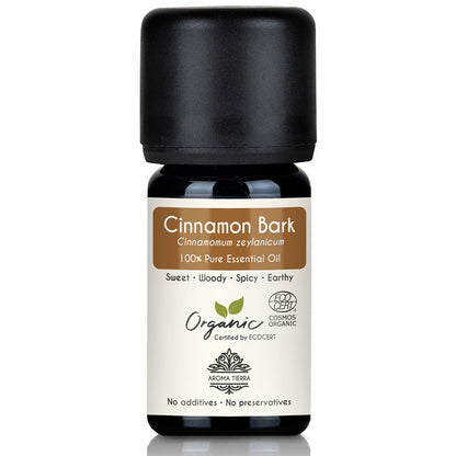 Organic Cinnamon Essential Oil (Bark) - 100% Pure Natural