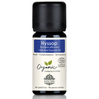Organic Hyssop Essential Oil - 100% Pure Natural