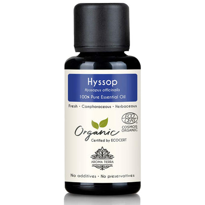 Organic Hyssop Essential Oil - 100% Pure Natural