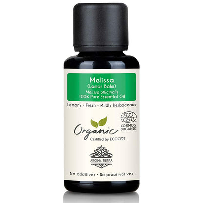 Organic Melissa Essential Oil (Lemon Balm) – 100% Pure & Natural
