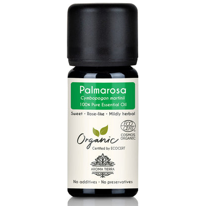 Organic Palmarosa Essential Oil - 100% Pure Natural
