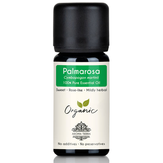 Organic Palmarosa Essential Oil - 100% Pure Natural