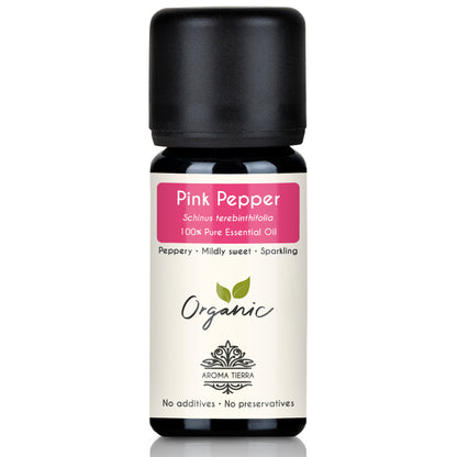 Organic Pink Pepper Essential Oil - 100% Pure Natural