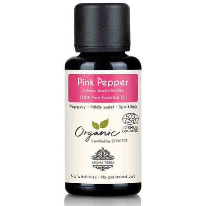 Organic Pink Pepper Essential Oil - 100% Pure Natural