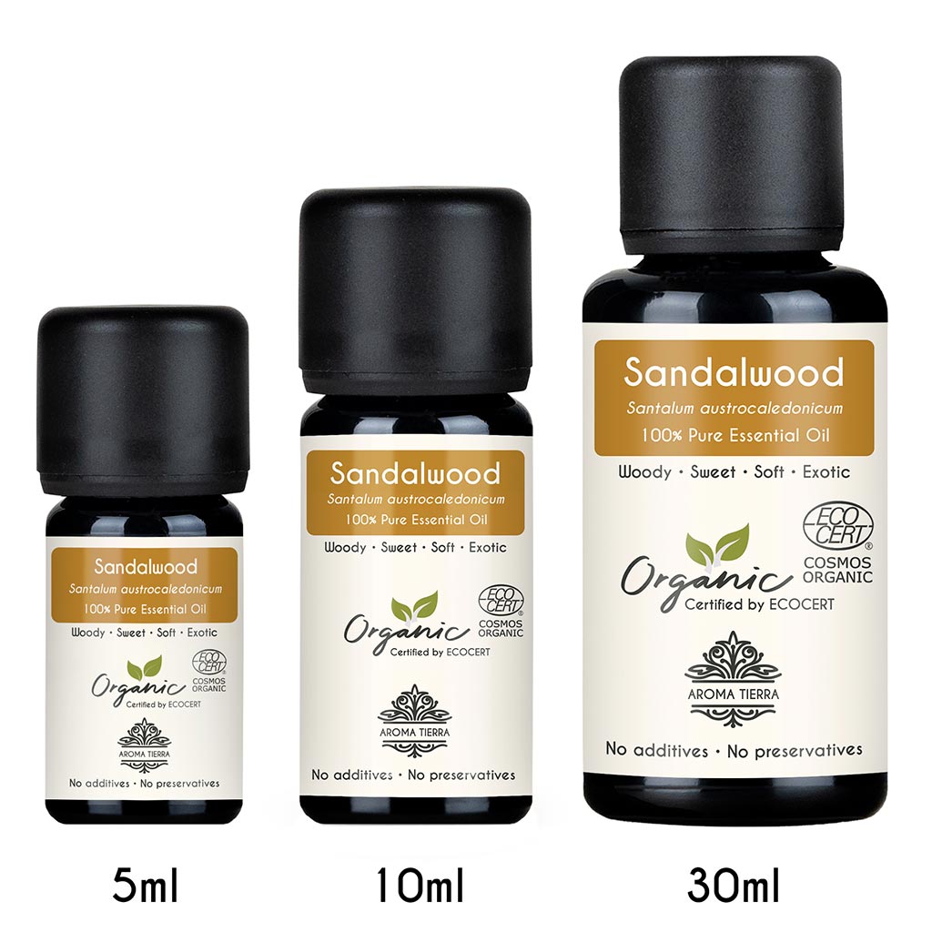 Organic Sandalwood Essential Oil - 100% Pure Natural