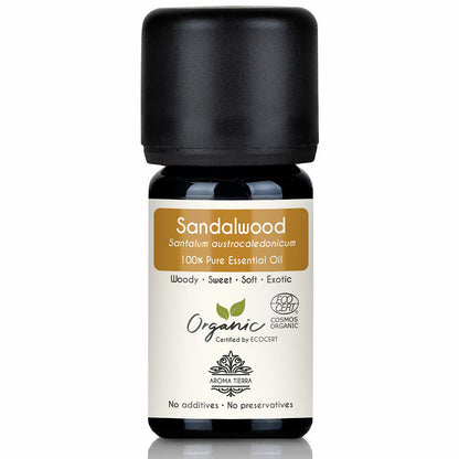 Organic Sandalwood Essential Oil - 100% Pure Natural