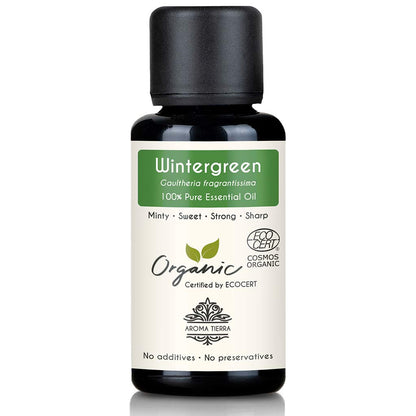 Organic Wintergreen Essential Oil - 100% Pure Natural