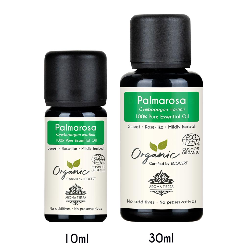 Organic Palmarosa Essential Oil - 100% Pure Natural