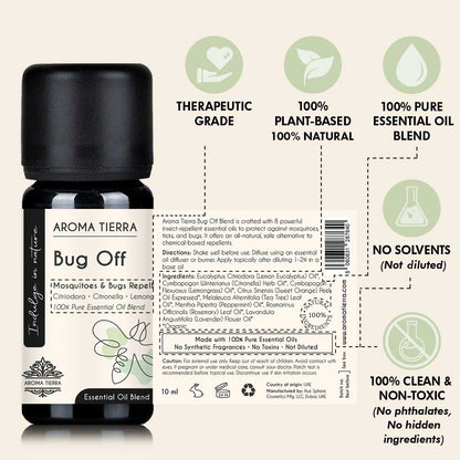 Bug Off Essential Oil Blend – Natural Mosquito & Bug Repellent