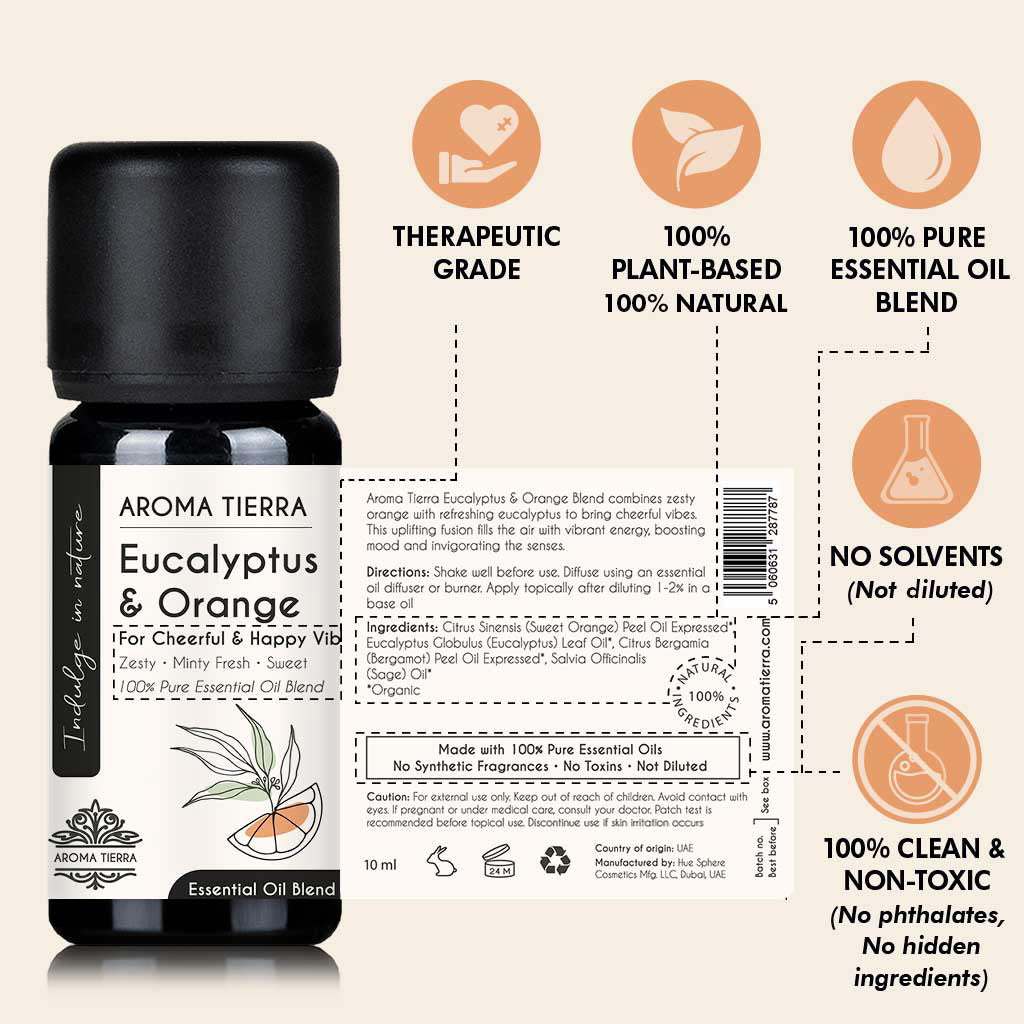 Eucalyptus & Orange Essential Oil Blend