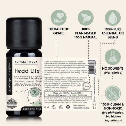 Head Lite Essential Oil Blend – For Headache & Migraine Relief
