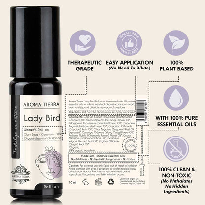 ليدي بيرد - زيت عطري دوار عضوي