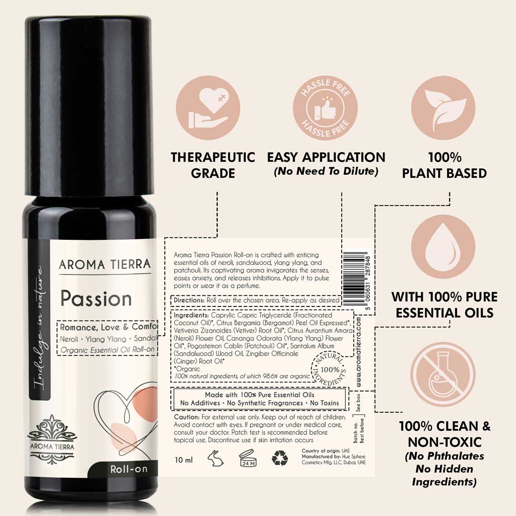 Passion - Essential Oil Roll-on Organic