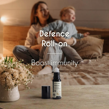 100% Certified Organic and Natural Aroma Tierra Defence Roll-on essential oil fights infections.
